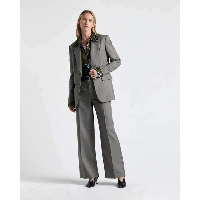 Cue European Micro Check Blazer image number 3